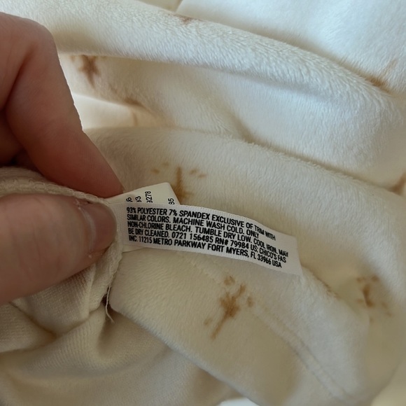 NEW Soma Wknd Sunday Velour Pajama Set - Picture 10 of 10